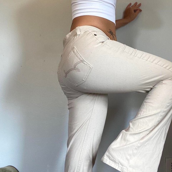 Light Tan Flare pants - Picture 2 of 2